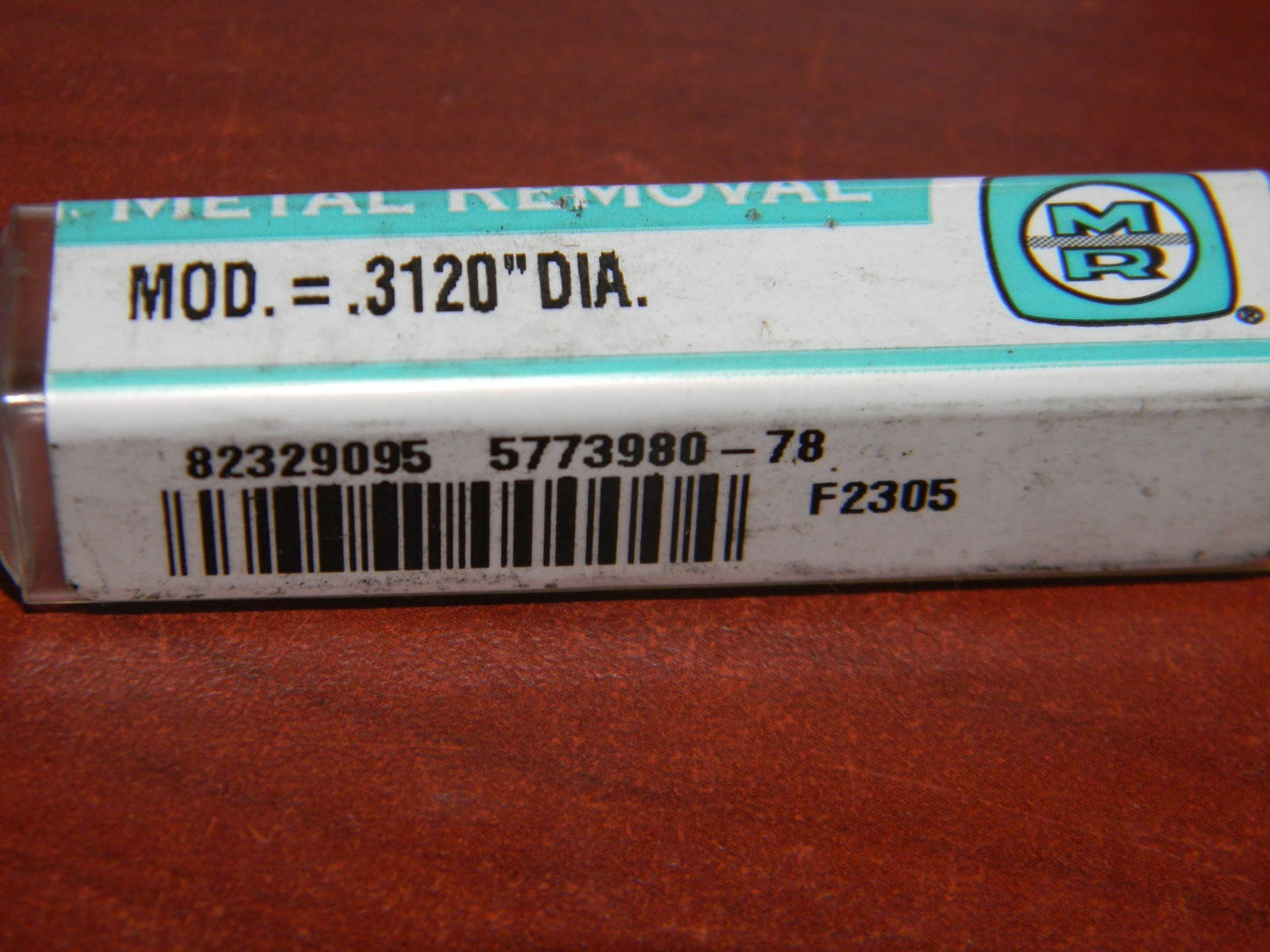 Metal Removal 0.3120" x 1-1/8" x 3-1/4" 6F Carbide Chucking Reame