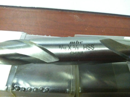 MHC Double End Mill 9/16" x 5/8" x 1-1/8" x 4-1/2" 2F UC HSS 720-2060