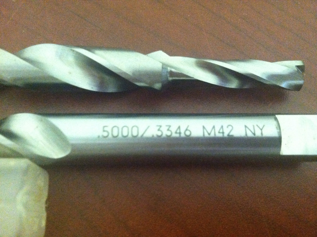 NYTD Step Drills .3346-.5000" x .5000" x 4-3/8" x 7-1/4"  QTY 2  MD10137-904004