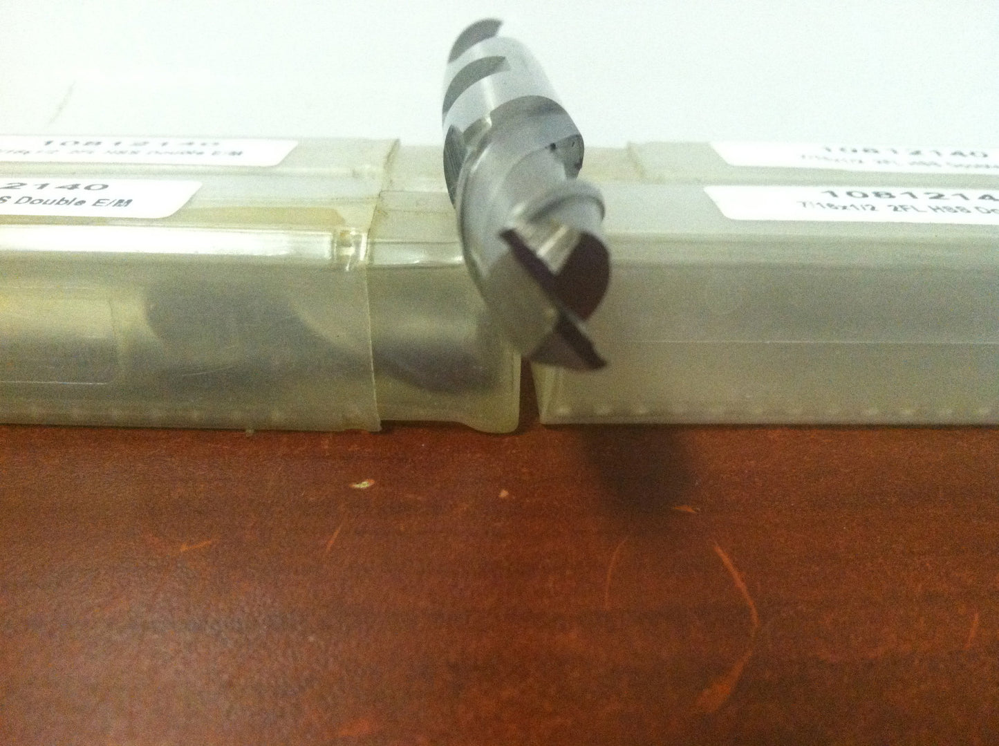 Interstate #1081-2140 Double End Mills 7/16" x 1/2" x 13/16" x 3-3/4" 2F UC HSS