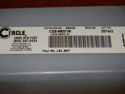 Circle Machine CQS-98001M Boring Bar Set 98001