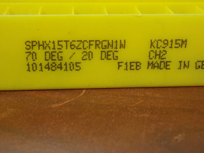 Kennametal Fix-Perfect Carbide Inserts SPHX15T6ZCFRGN1W KC915M Qty. 10