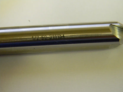 Melin 1/2" X 3" OAL 60° HSS 4FL Double End Countersinks Qty 2 DHS4-1/2-60