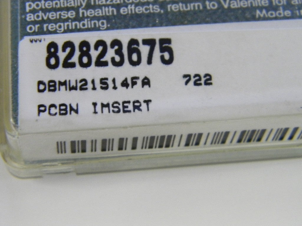 Valenite PCBN Turning Insert DBMW21514FA Grade 722 #82823675