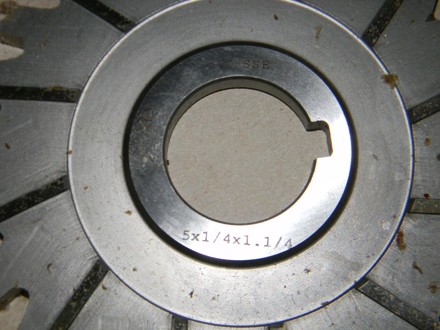 Precision Cobalt Side Milling Cutter 5" x 1/4" x 1-1/4" Staggered 24T  6600033