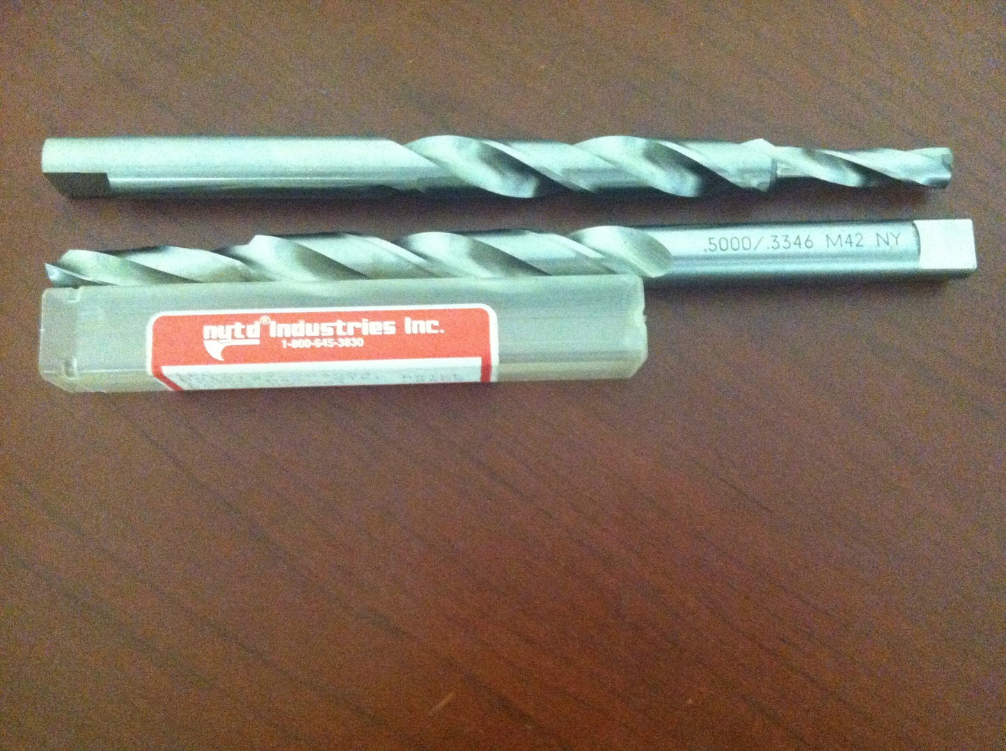 NYTD Step Drills .3346-.5000" x .5000" x 4-3/8" x 7-1/4"  QTY 2  MD10137-904004