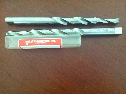NYTD Step Drills .3346-.5000" x .5000" x 4-3/8" x 7-1/4"  QTY 2  MD10137-904004