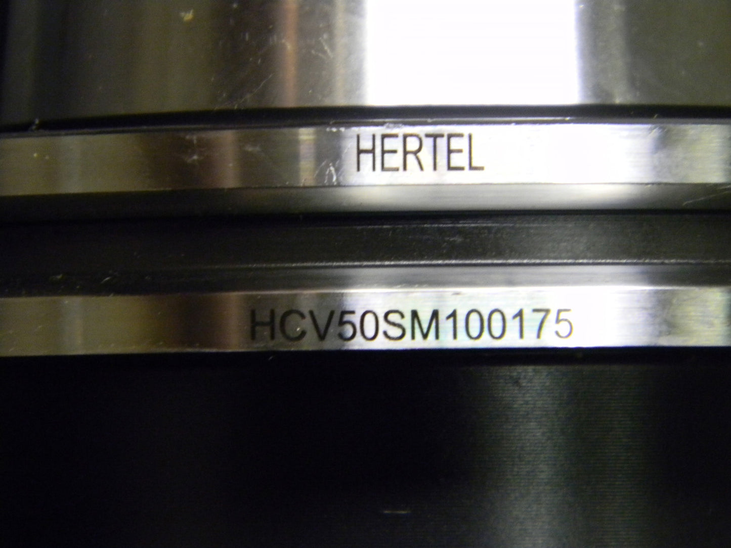 Hertel 50 V-Flange Mount X 1" Pilot Shell Mill Arbor #HCV50SM100175