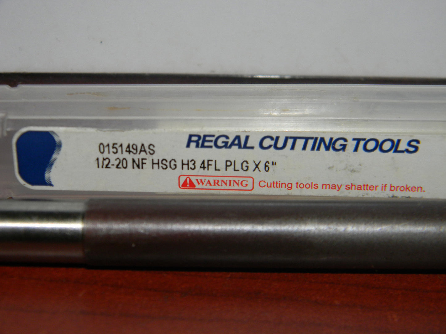 Regal Cutting Tools 1/2"-20 x 0.500" x 6" 4F H3 NF Extension Plug Tap 015149AS