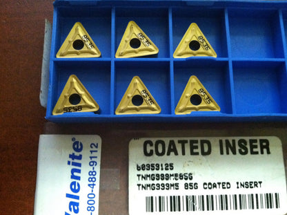 Valenite Carbide Turning Inserts TNMG333-M5 Grade VP8535 Qty. 6  60353125