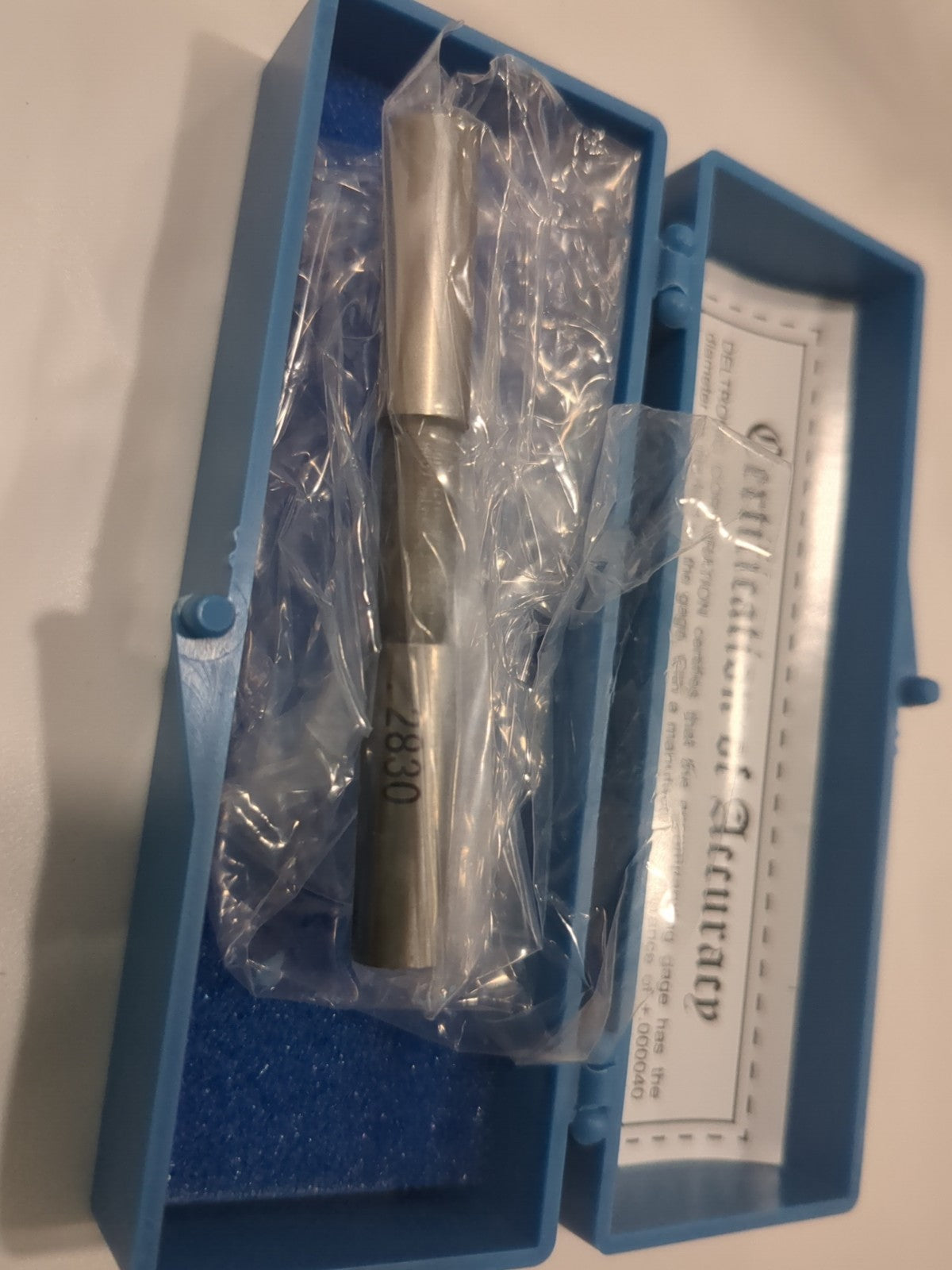 DELTRONIC Class X Plus Pin Gage: 0.2830" Dia, 2-1/2" Long 0.2830 CLASS X