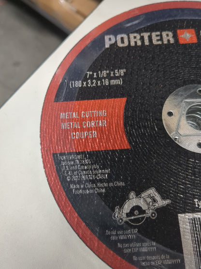 10 pk of PORTER-CABLE 7 in. Diamond Metal Cut-Off Wheels 141212699