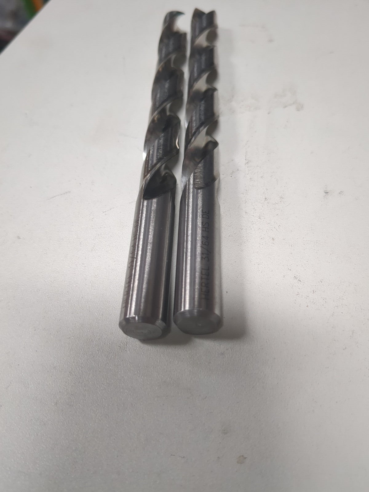 Hertel 2pk Jobber Length Drill Bits: 31/64" (0.4844) Dia, 118 deg, HSS 85703627