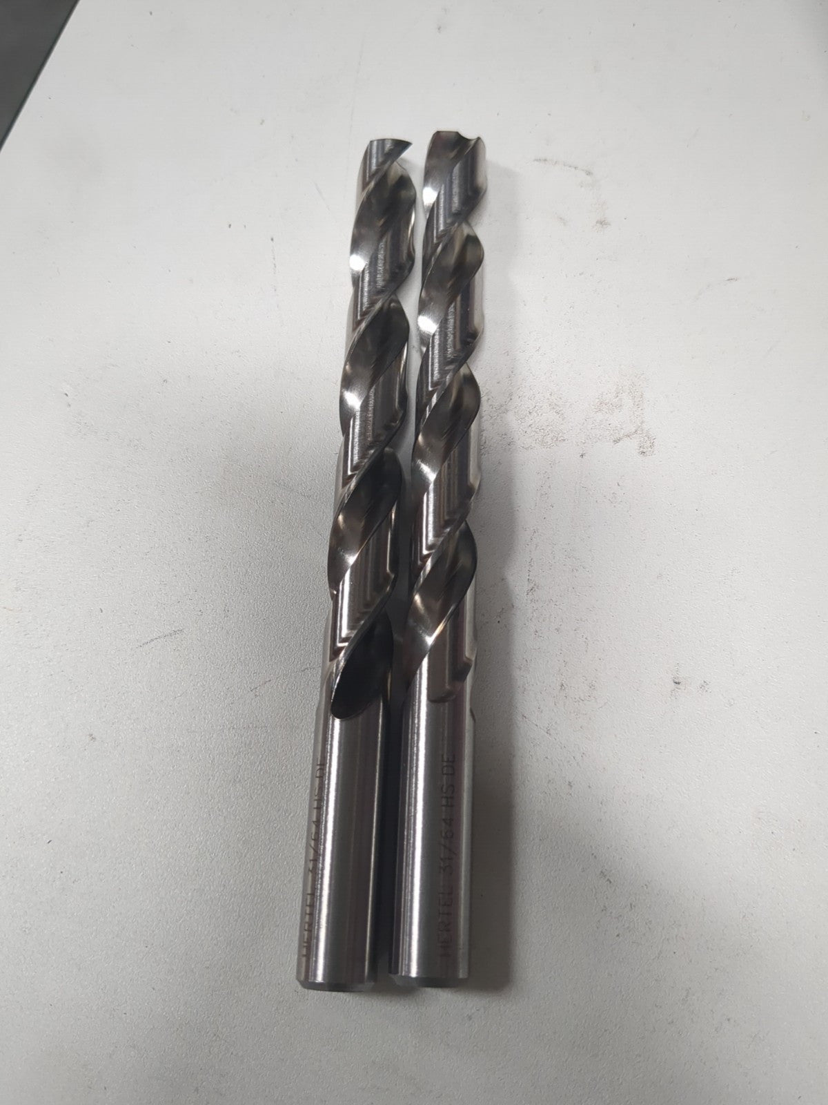 Hertel 2pk Jobber Length Drill Bits: 31/64" (0.4844) Dia, 118 deg, HSS 85703627