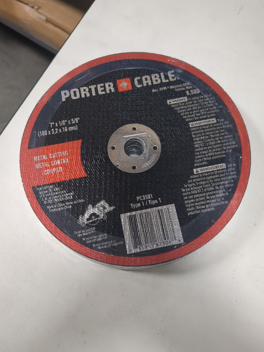 10 pk of PORTER-CABLE 7 in. Diamond Metal Cut-Off Wheels 141212699
