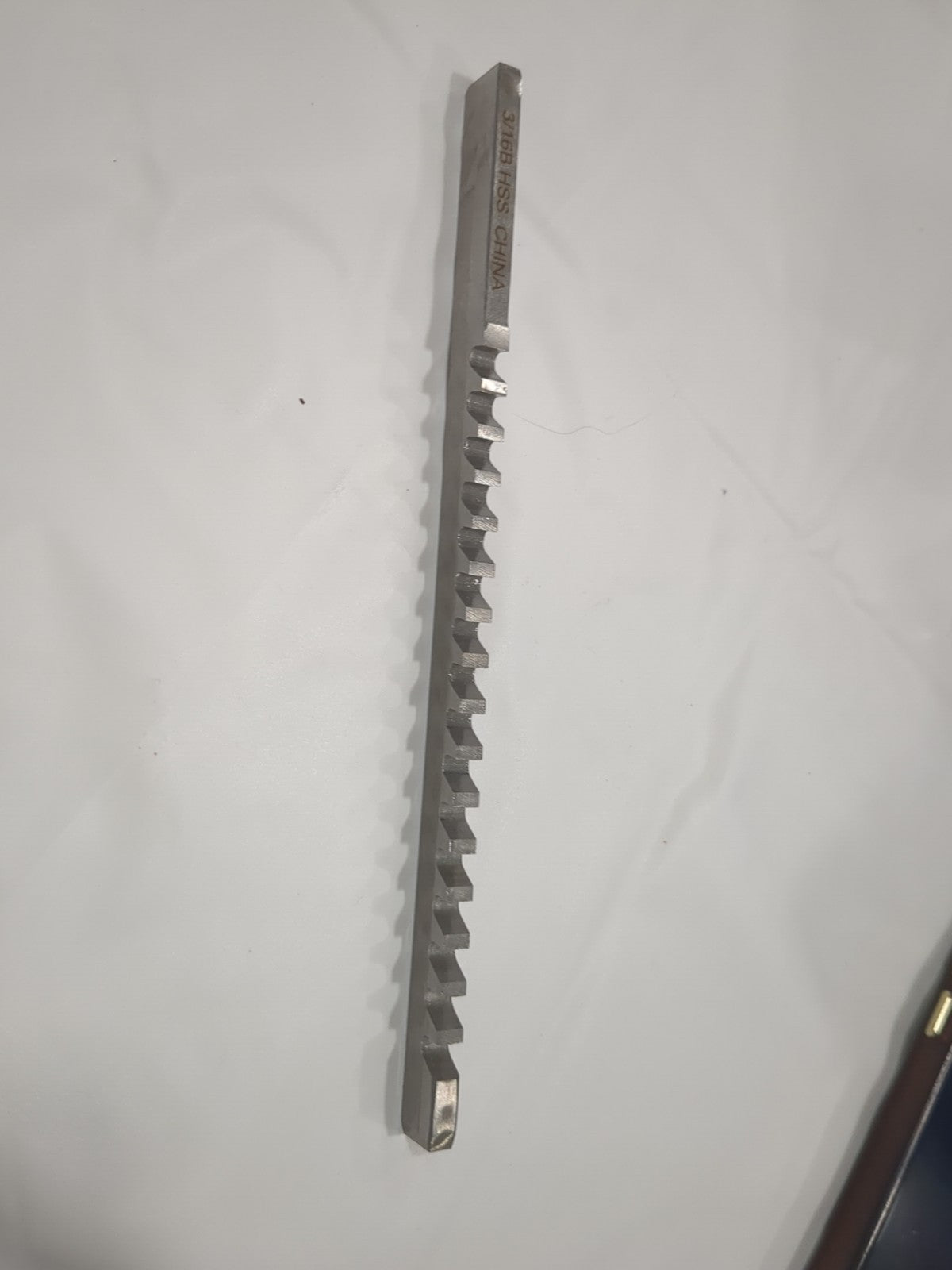 Keyway Broach: Style B, High Speed Steel, 3/16" Wide 395-1112