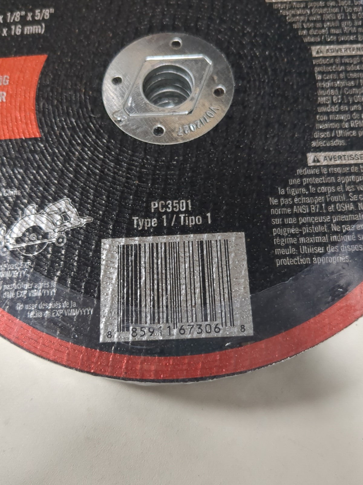 10 pk of PORTER-CABLE 7 in. Diamond Metal Cut-Off Wheels 141212699