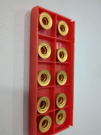 SANDVIK 10pc Milling Inserts ANSI 600-1252M-ML S40T Solid Carbide 7082920