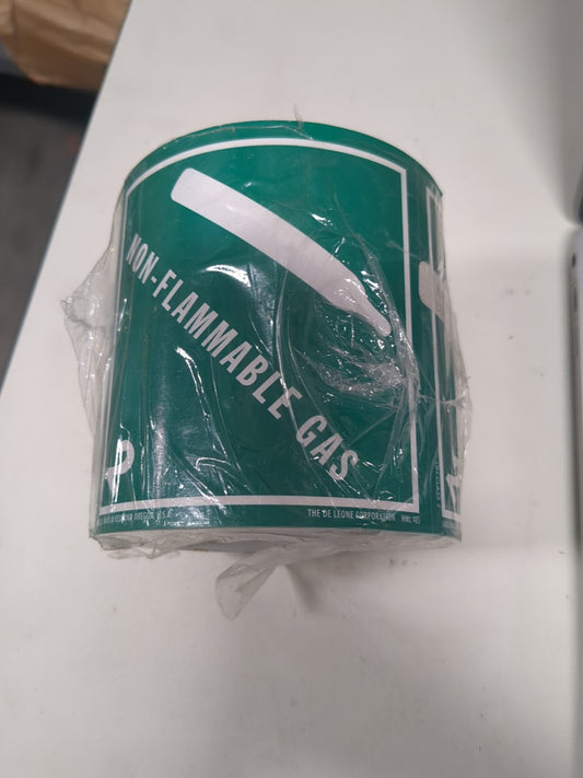 500pc Non-Flammable Gas stickers HML 405