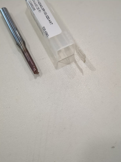 SECO Corner Radius End Mill: 4.00 mm Dia 2 Fl Solid Carbide 02968266