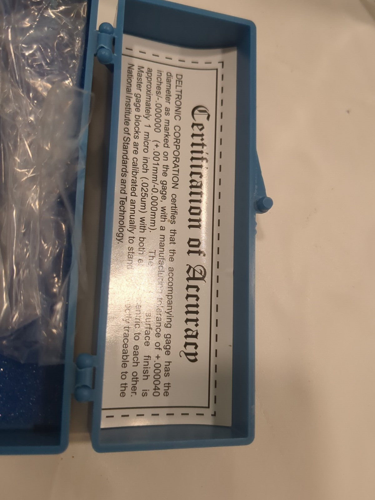 DELTRONIC Class X Plus Pin Gage: 0.2830" Dia, 2-1/2" Long 0.2830 CLASS X