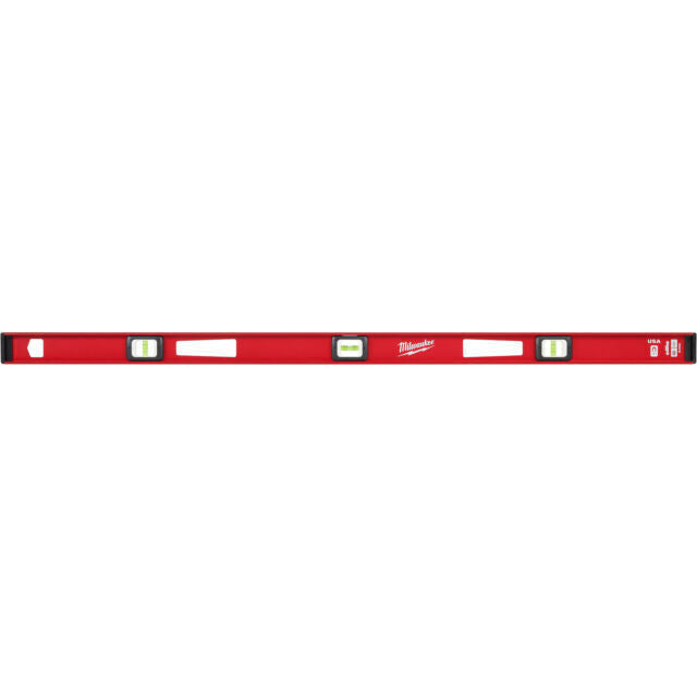 Milwaukee MLIBM48 48" Magnetic I-Beam Level - Red