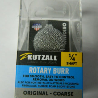 Kutzall Original Sphere Burr 1/4" Shaft Coarse (1" x 1") Lot of 2