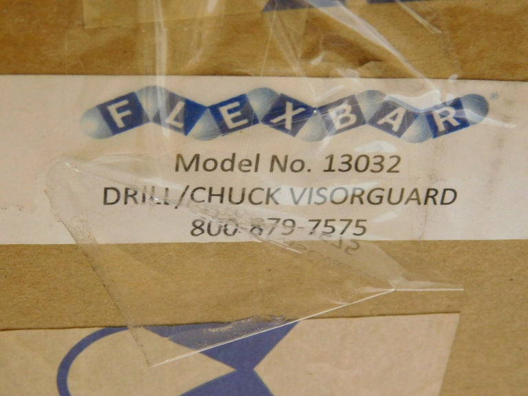 Flexbar Drill/chuck Visorguard 6" Wide x 6" Long 13032