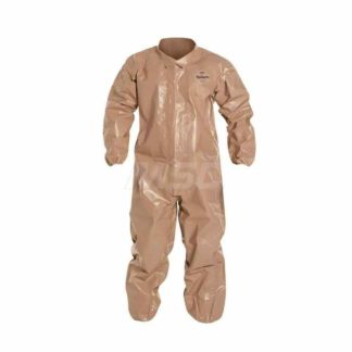Box of 6 Dupont Tychem5000 Collared Disposable Coveralls Tan XL C3125TTNXL00060