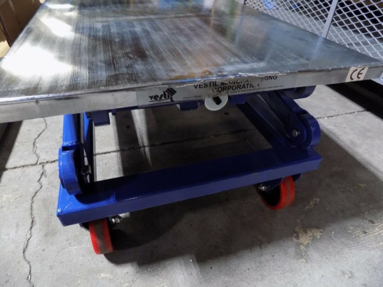 Vestil Steel Mechanical Scissor Lift Cart 660 lb. Capacity 37" x 23.5" Platform