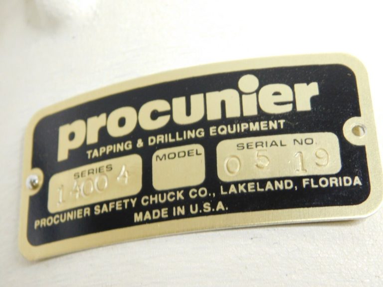 Procunier 4MT Tapping Head 1" Max Mild Steel Tap Capacity 14004