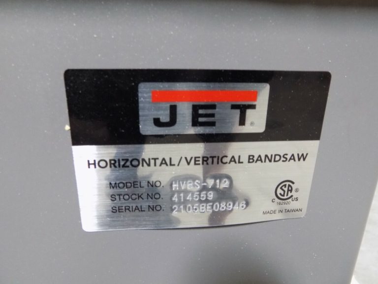 Jet Horizontal / Vertical Metalworking Bandsaw 7" x 12" Capacity HVBS-712 Repair