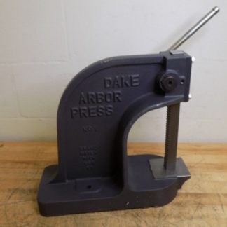 Dake Single Leverage Arbor Press 1.5 Ton Max. Pressure 1" x 12" Ram 901002