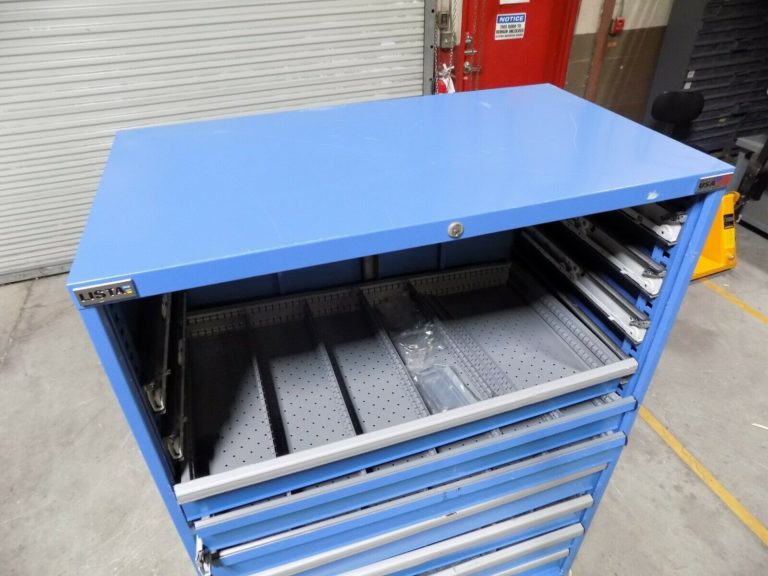 Lista Modular Storage Cabinet 59" x 40" x 22" Steel Blue PARTS/REPAIR