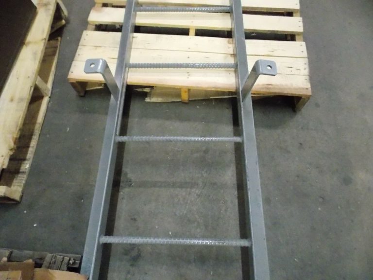 Cotterman Fixed Steel Ladder 12'9" Length 39" Width 300 lb Load Cap. #F10WC-C1