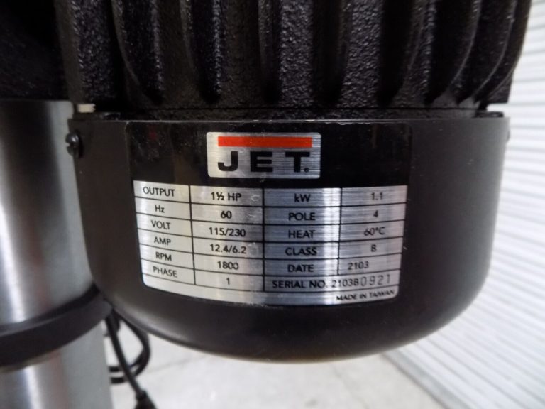 Jet 22" Industrial Floor Drill Press 12 Speed 1.5 HP 115/230v 354301 Damaged