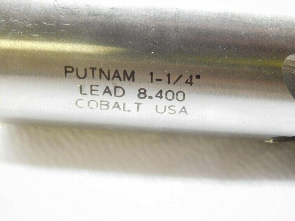 Details about   PUTNAM Cobalt Roughing End Mill 1-1/2" 6FL Flute 97118 1-1/4" Shank Re-Sharpened 