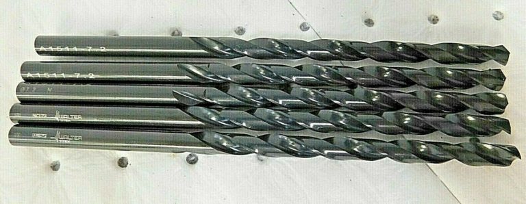 Walter-Titex 7.2mm 118° Point Spiral Flute Taper Length Drill Bit QTY 5 5061700