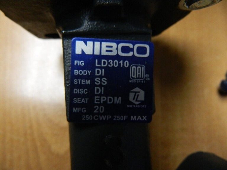NIBCO 3″ Pipe, Lug Butterfly Valve NLG200F Damaged