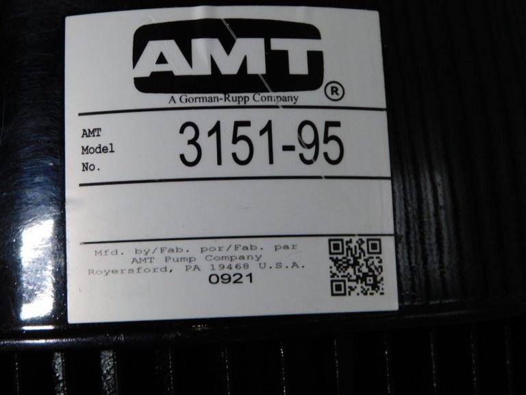 AMT 230/460 Volt 3 hp 3 Phase Cast Iron AC Straight Pump 3151-95 DAMAGE