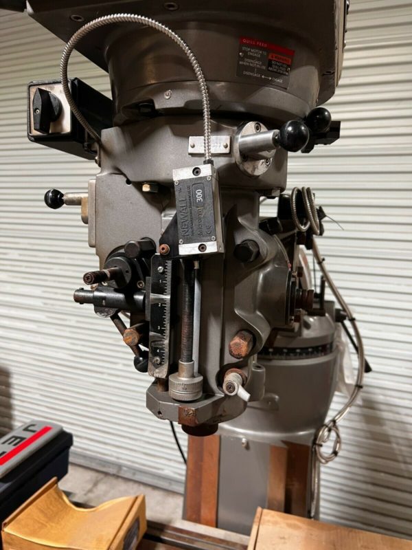 JET 9” x 49” Variable Speed Knee Milling Turret Mill Machine R-8 3HP JTM4VS USED
