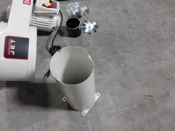 JET DC-650 Dust Collector (Machine Base Only) 1HP 115/230V 1PH 708642 DAMAGE