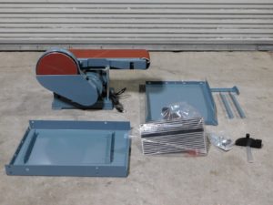 Enco Combo Sanding Machine 48" L x 6" W Belt 9" Diam AS-609 DAMAGE