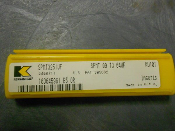 Kennametal SPMT3251UP SPMT09T304UF KU10T Carbide Inserts