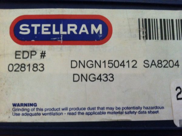 Stellram DNGN150412 DNG433 SA8204 Indexable Ceramic Turning Inserts Qty. 10