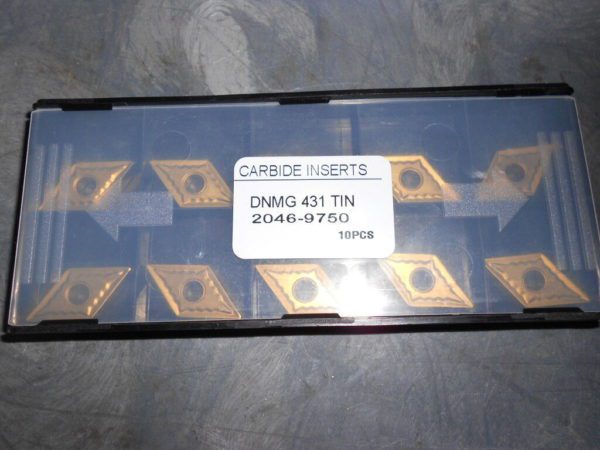 Interstate DNMG 431 TIN 2046-9750 Carbide Inserts Qty. 10