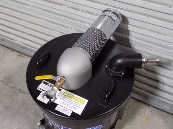 Guardair N201DC Portable Pneumatic Wet / Dry Vacuum Kit 20 Gal. Drum 10 HP