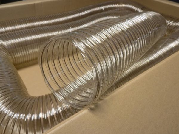 Hi Tech Duravent 25 Ft. x 6 In. Industrial Duct Hose PVC Wire Reinforced