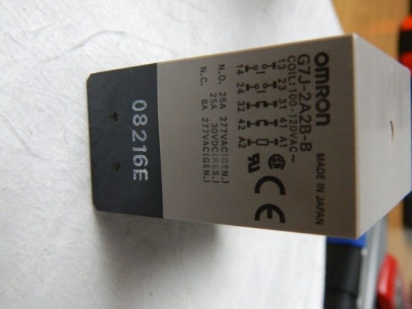 Omron G7J-2A2B-B-W1 AC100/120, 100 and 120 V AC Coil Voltage Power Relay