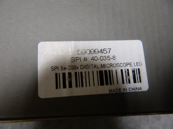 SPI 5x-200x Digital Microscope 40-035-8